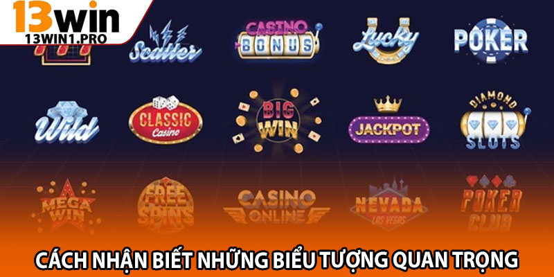 Các Biểu Tượng Quan Trọng Trong Slot Game 13win1 4 Cách nhận biết những biểu tượng quan trọng